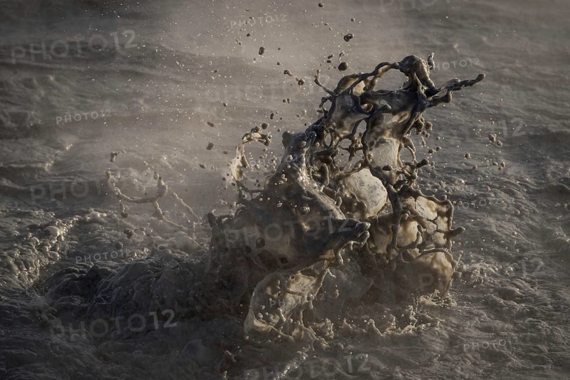 Boiling mud