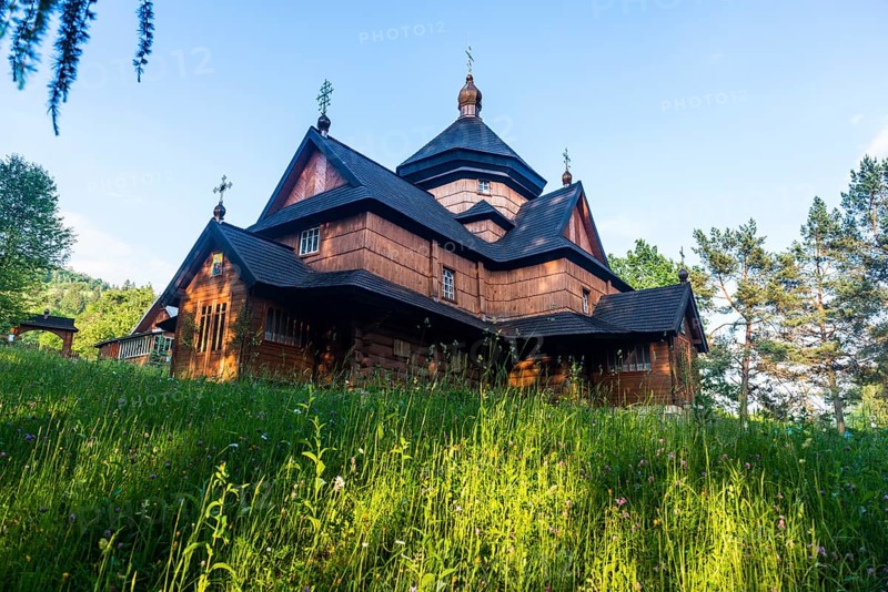 Wooden church in Verkhoyna