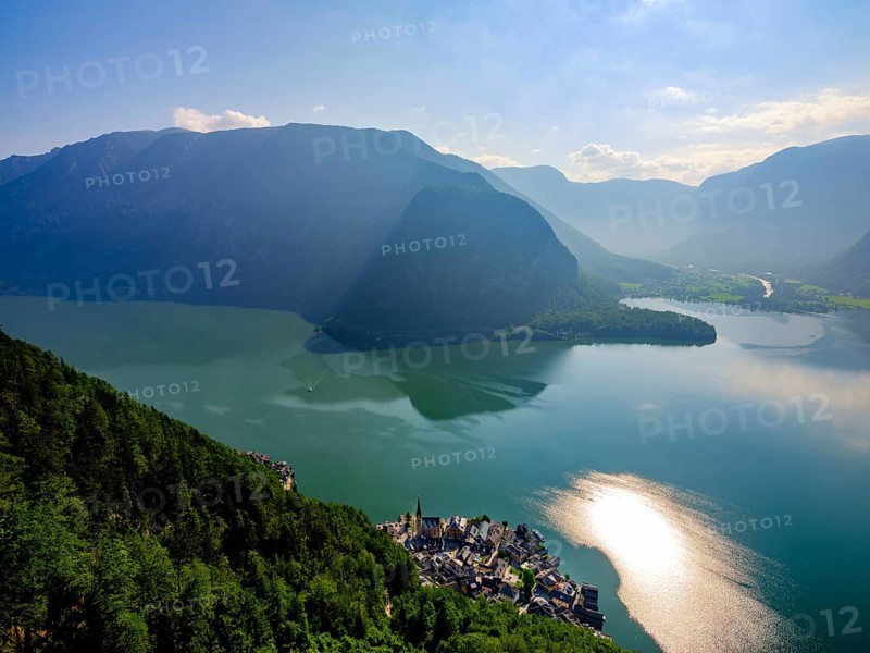 View from above of Hallstatt