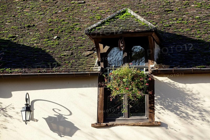 Window on the Hotel Aux Vieux Remparts