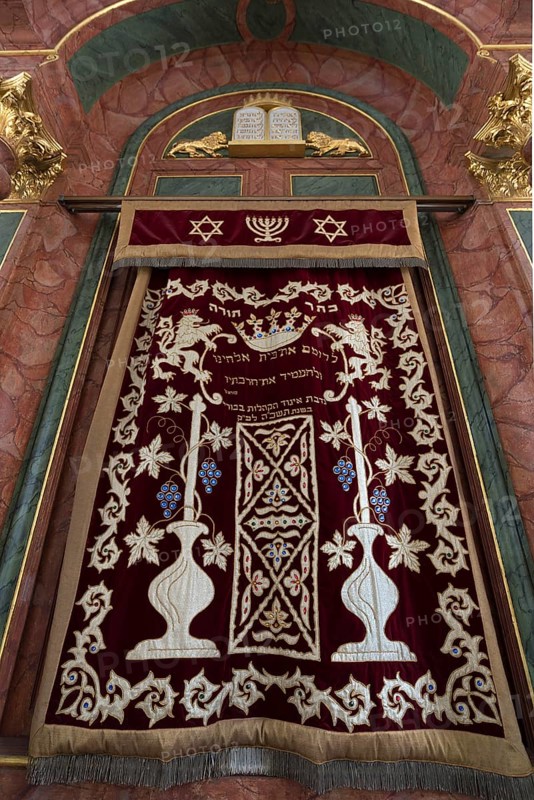 Torah shrine in the synagogue