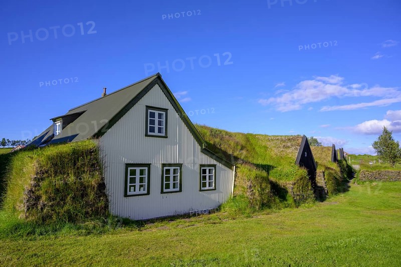 Historic peat farmstead Keldur
