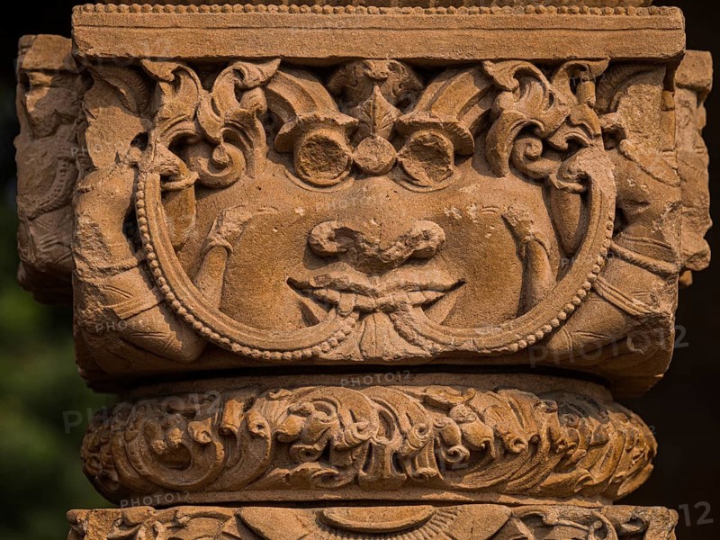 Islamic ornamentation at the Qutb Minar complex