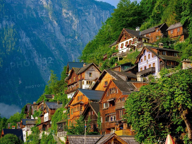 Residential houses in Hallstatt