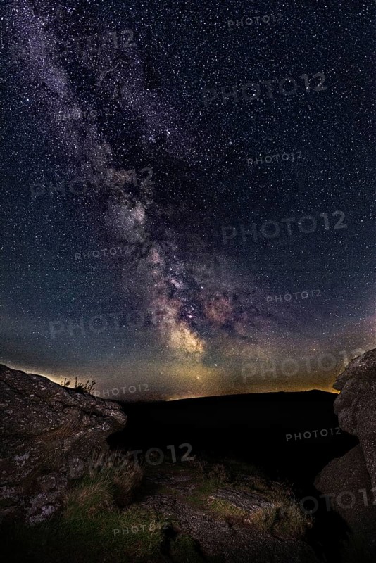 Milky Way over Haytor Rocks