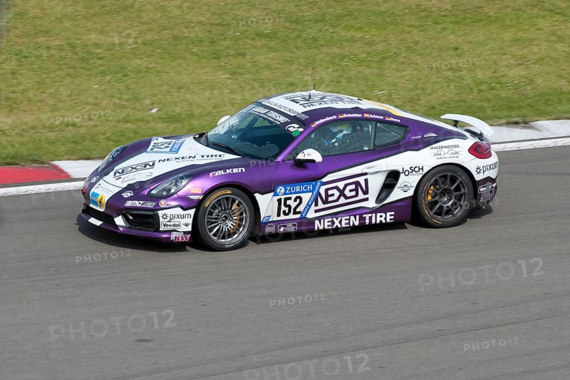 Porsche Cayman GT4 at Nuerburgring race track