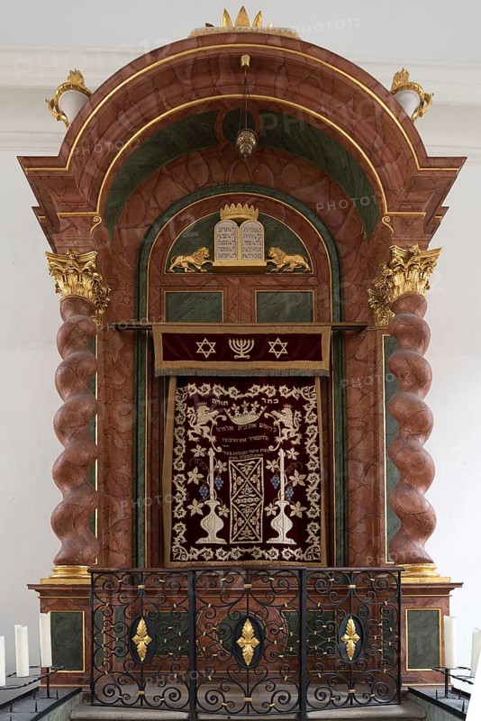 Torah shrine in the synagogue