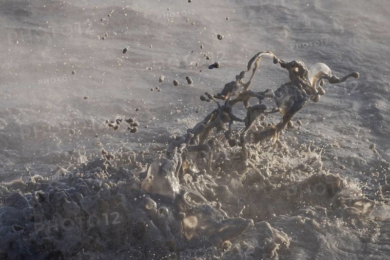 Boiling mud