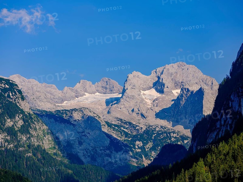 Dachstein massif with the Gosau glacier