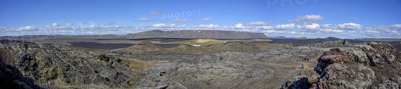Lava field of the Krafla volcanic system