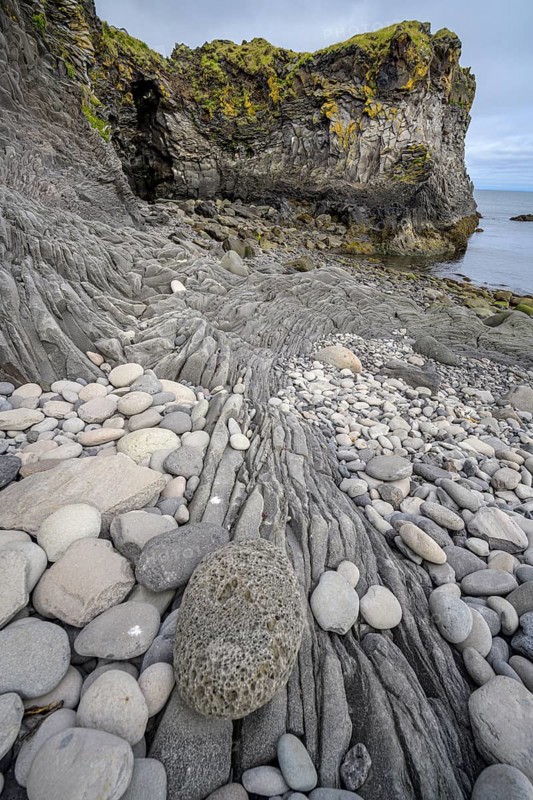 Cliffs at the old harbour of