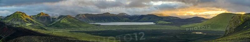 Evening light at Frostastaoavatn