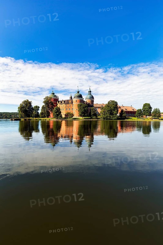 Gripsholm Castle reflected in Lake Maelaren