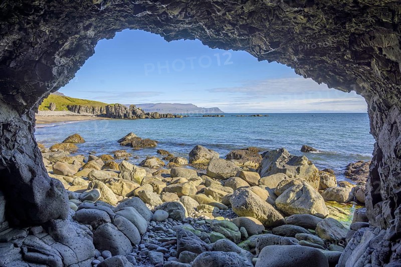 View from the waterfall cave