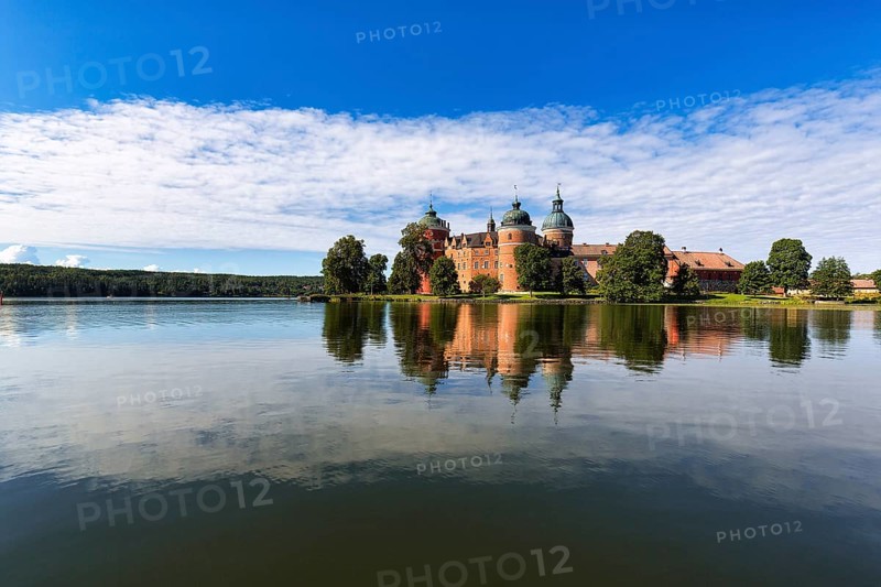 Gripsholm Castle reflected in Lake Maelaren