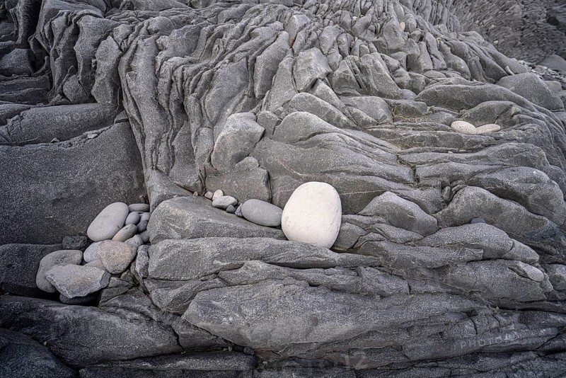 Stone structures at the old harbour of