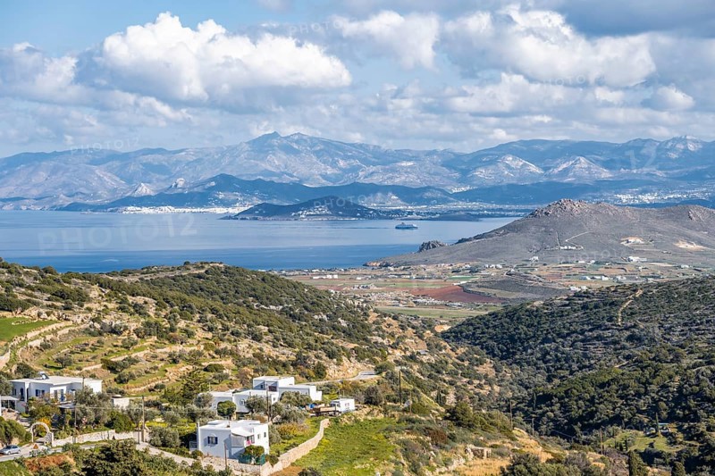 View of the sea between Paros and Naxos
