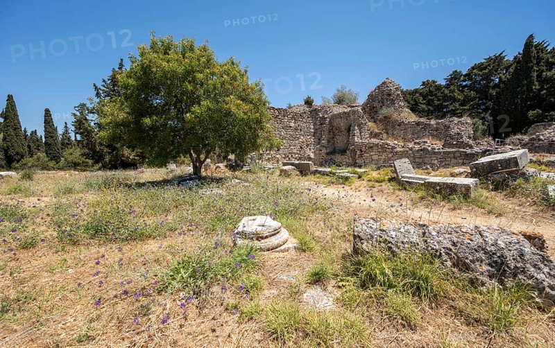 Remains of buildings
