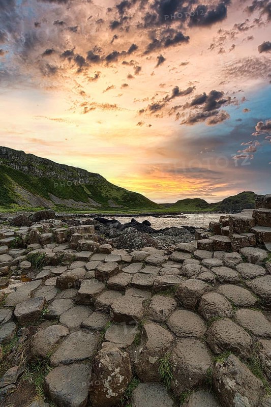 Coast with Basalt Columns