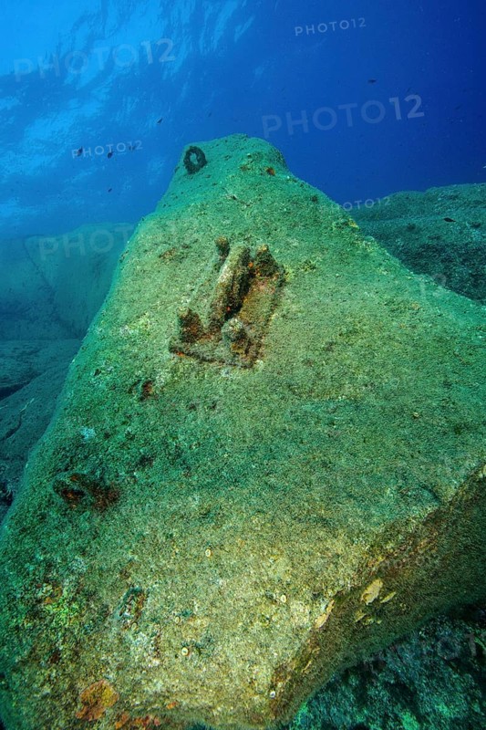 Rock swept away by cruise ship Costa Concordia