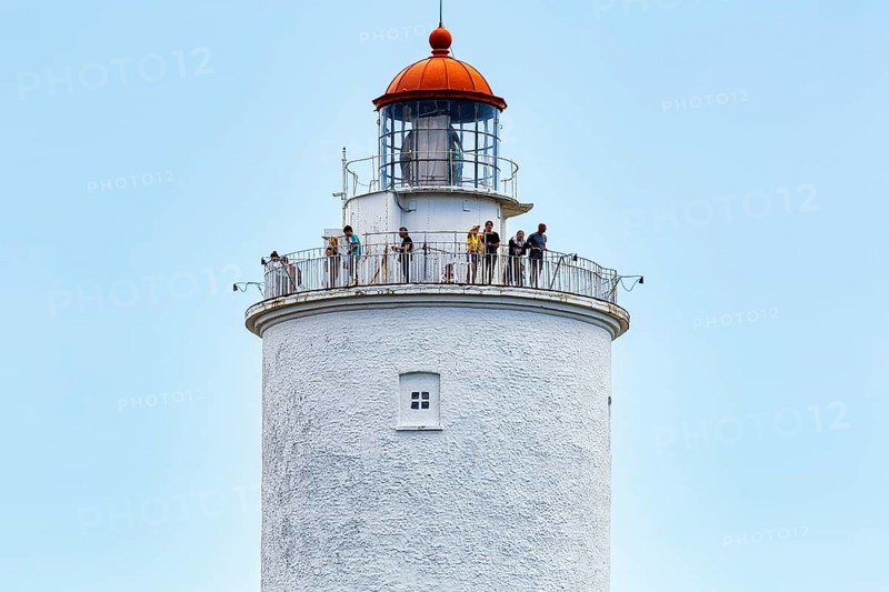 Visitors on a lighthouse