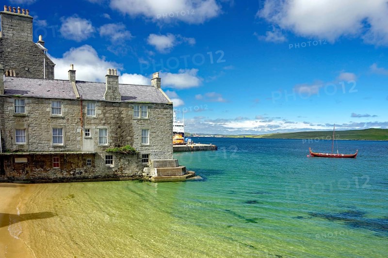 Quiet bay with crystal clear water