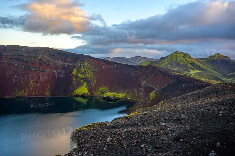 Caldera of Ljotipollur Volcano