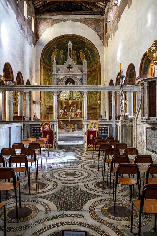 Nave of the Church of Santa Maria in Cosmedin