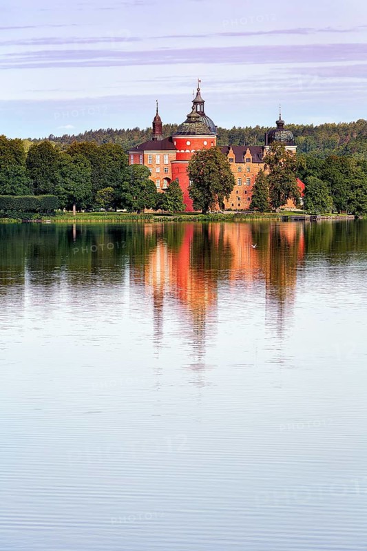 Gripsholm Castle reflected in Lake Maelaren