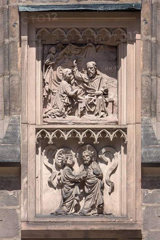 Sculptures of saints at the Sebaldus Church