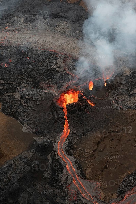 Aerial view from helicopter