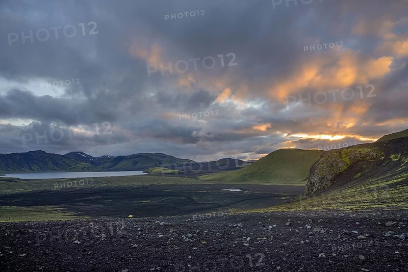 Evening light at Frostastaoavatn