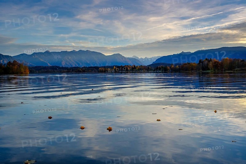 Sunset near Uffing am Staffelsee