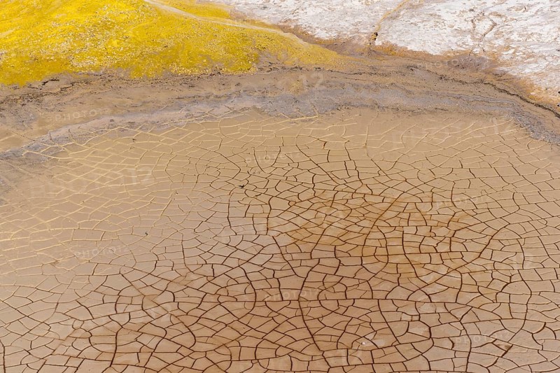 Yellow-coloured sulphur stones