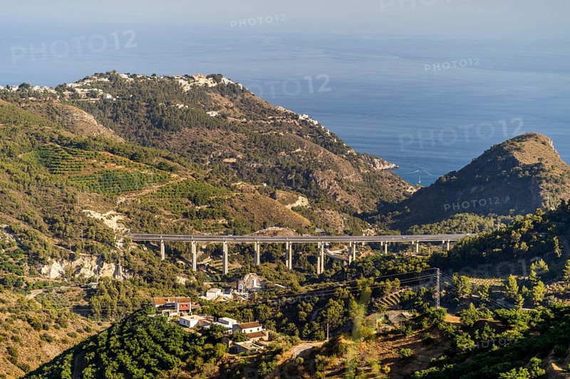 Highway in Andalusian coast in La Herradura