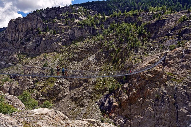Belalp suspension bridge