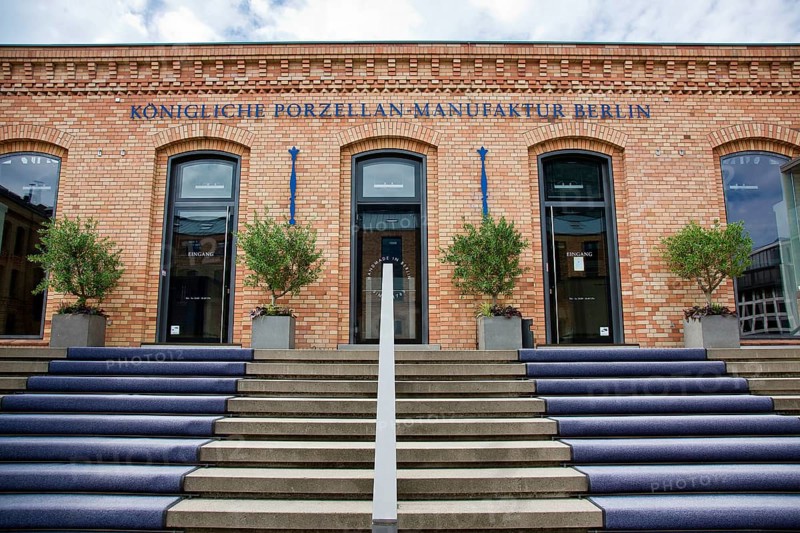 Entrance to the Royal Porcelain Manufactory KPM