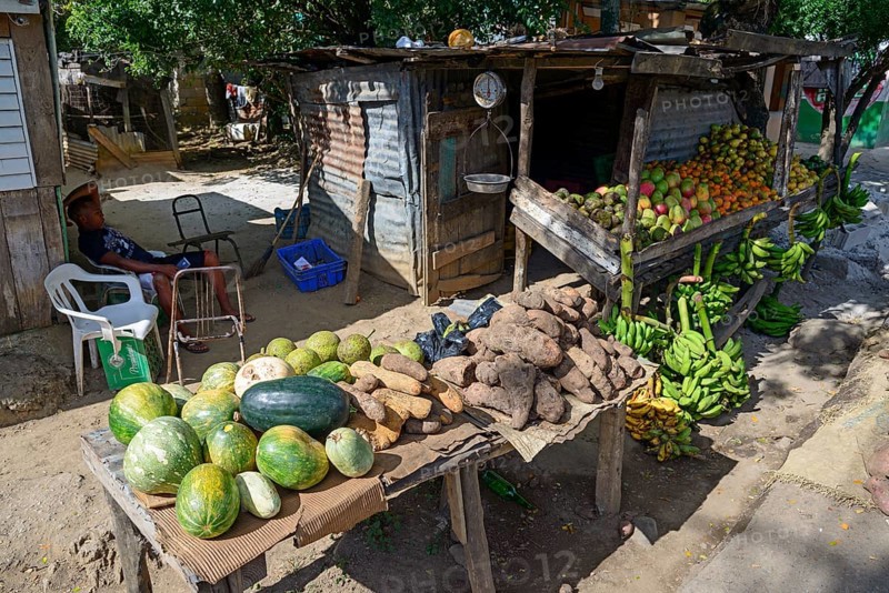 Fruit stand at El Seibo