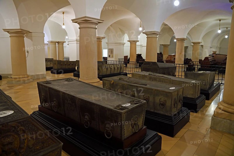 Coffins in the Hohenzollern Crypt