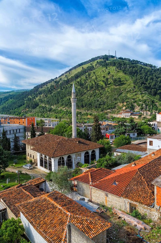 Royal Mosque and city of Berat