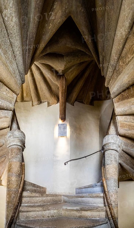 Double spiral staircase