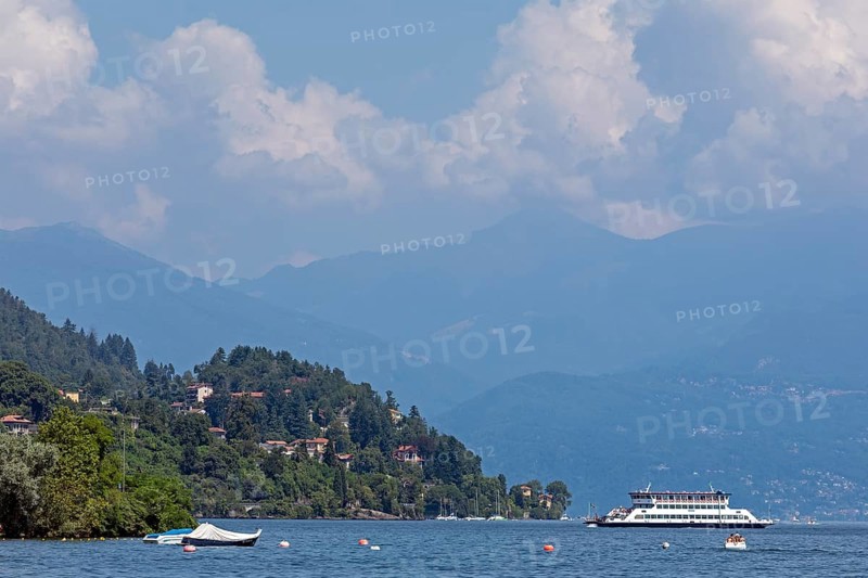 Car ferry between Verbania-Intra in Piedmont and Laveno in Lombardy