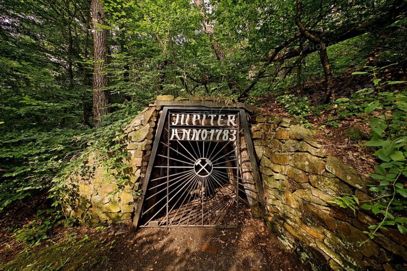 Mouth hole of the former Jupiter colliery