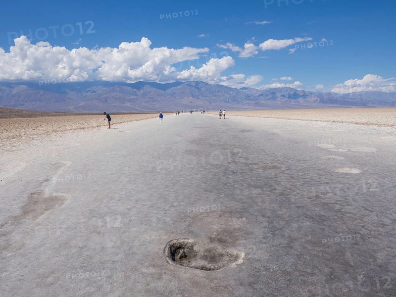 Salt crust in Badwater Basin