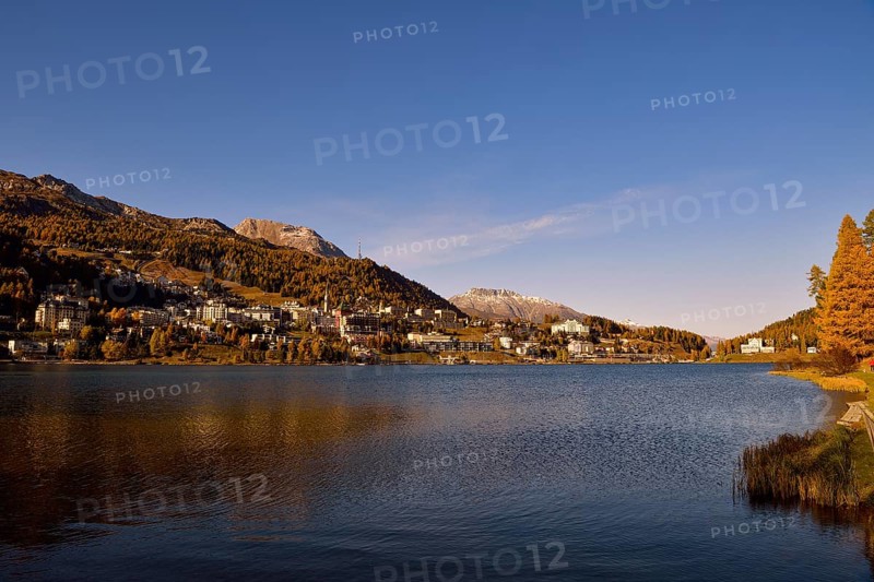 St.Moritz in autumn with St.Moritzersee