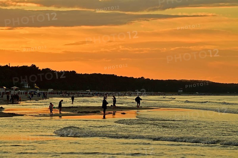 Sunset on the beach