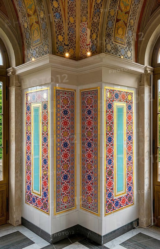 The restored Moorish Cabinet in the Belvedere on the Pfingstberg in Potsdam
