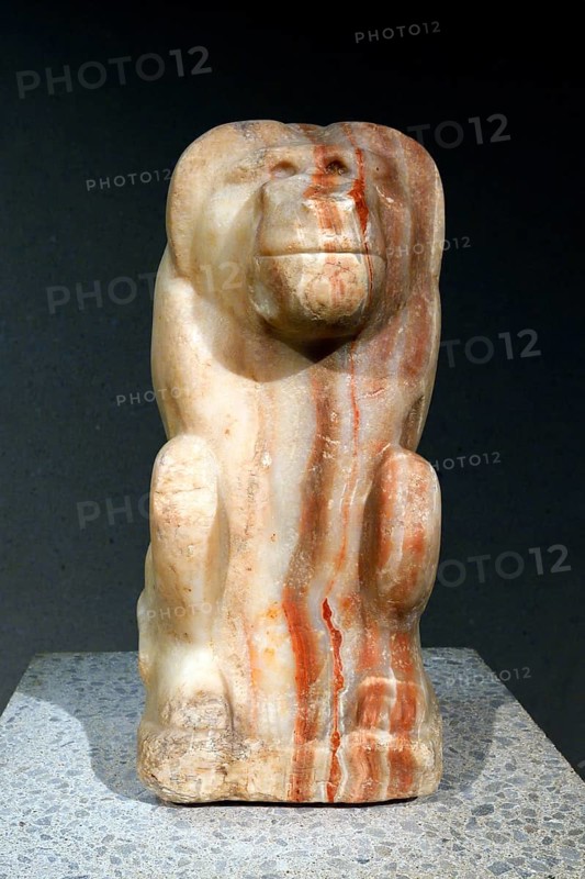 Crouching baboon with the royal name Nar (-mer) ca 3000 BC