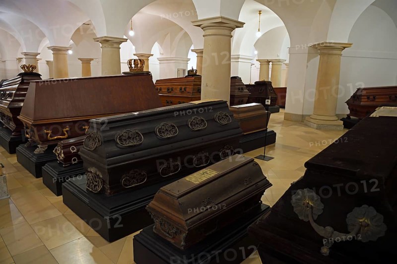 Coffins in the Hohenzollern Crypt