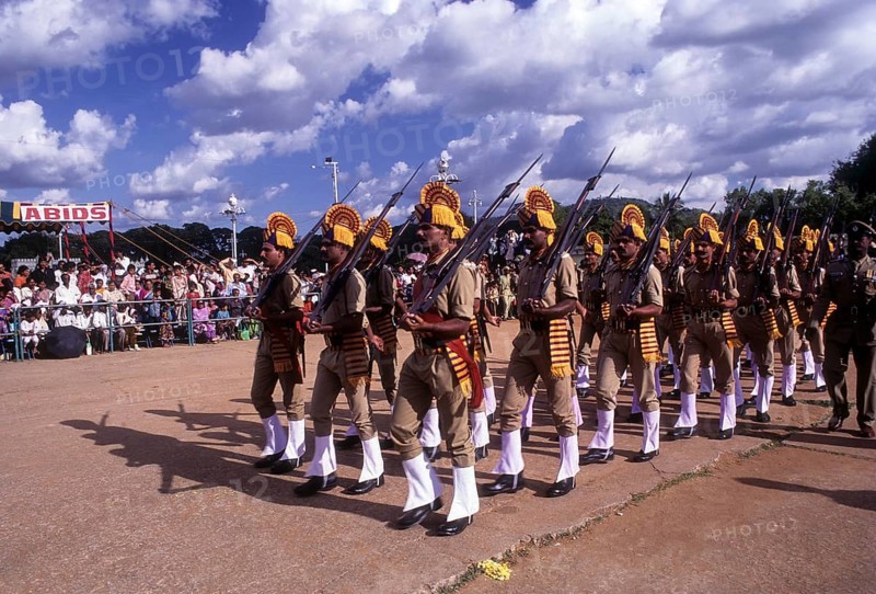 Dussera procession during Navarathri festival at Mysuru